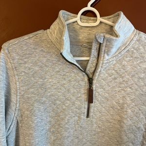 LL Bean Quilted Quarter Zip